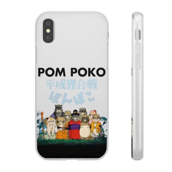 Pom Poko Poster Japanese iPhone Cases-Accessories, Phone Case, Pom Poko