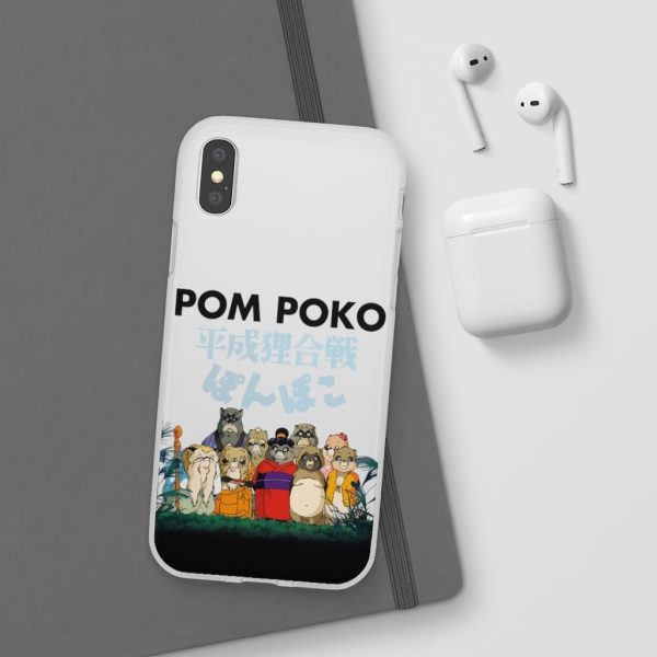 Pom Poko Poster Japanese iPhone Cases-Accessories, Phone Case, Pom Poko