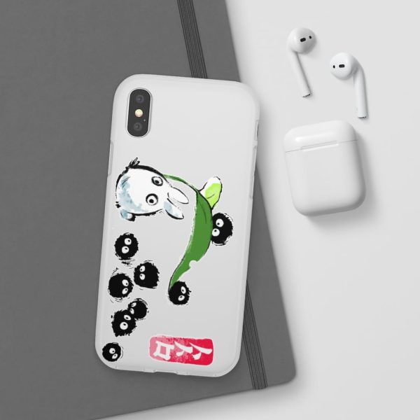 My Neighbor Totoro Satsuki - Mini Totoro and the Soot Balls iPhone Cases-Accessories, My Neighbor Totoro, My Neighbor Totoro Satsuki, Phone Case