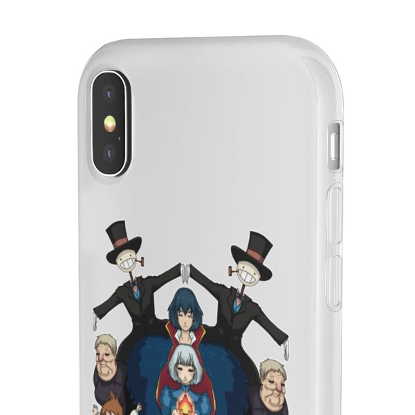 Studio Ghibli Howl's Moving Castle - Howl’s Moving Castle Characters Mirror iPhone Cases-Accessories, Howl's Moving Castle, Phone Case, Studio Ghibli Howl's Moving Castle