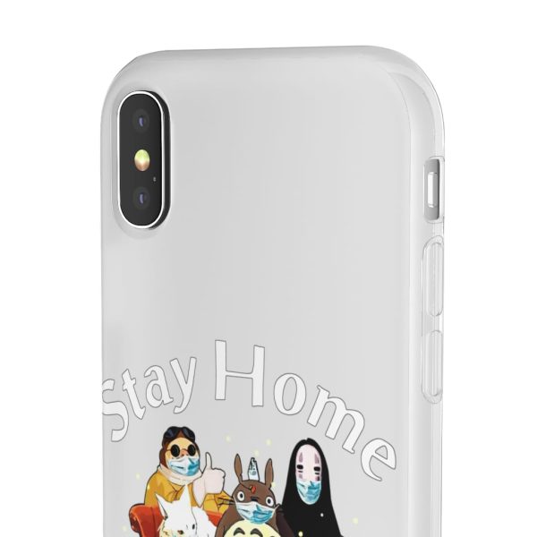 Stay Home and Watch Ghibli Movie iPhone Cases-Accessories, Phone Case