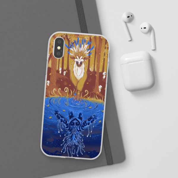 Watch Princess Mononoke - Princess Mononoke Shishigami Day and Night time iPhone Cases-Accessories, Phone Case, princess mononoke, Watch Princess Mononoke