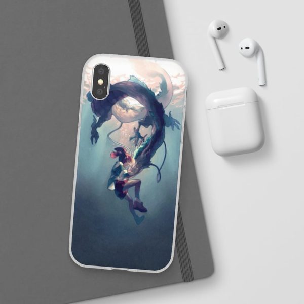 Spirited Away Trailer - Spirited Away – Chihiro and Haku under the Water iPhone Cases-Accessories, Phone Case, Spirited Away, Spirited Away Trailer