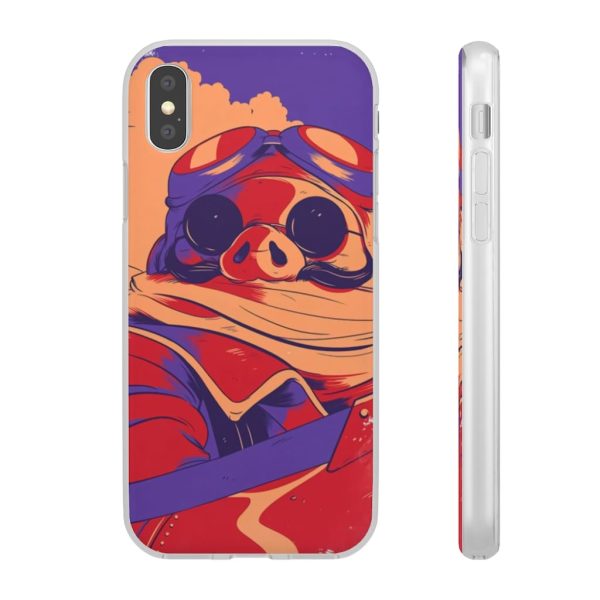 Porco Rosso Retro iPhone Cases-Accessories, Phone Case, porco rosso