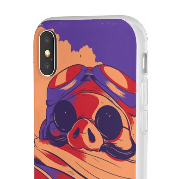 Porco Rosso Retro iPhone Cases-Accessories, Phone Case, porco rosso