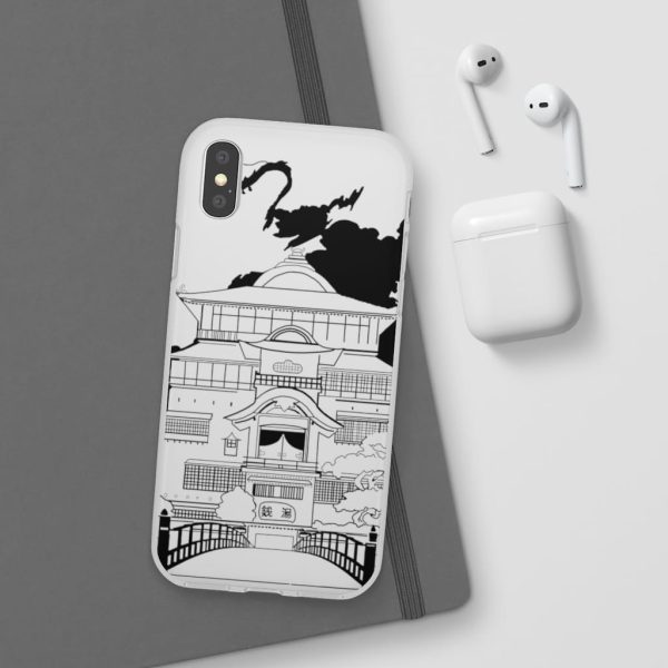 Spirited Away English Actors - Spirited Away Bathhouse illustrated Graphic iPhone Cases-Accessories, Phone Case, Spirited Away, Spirited Away English Actors