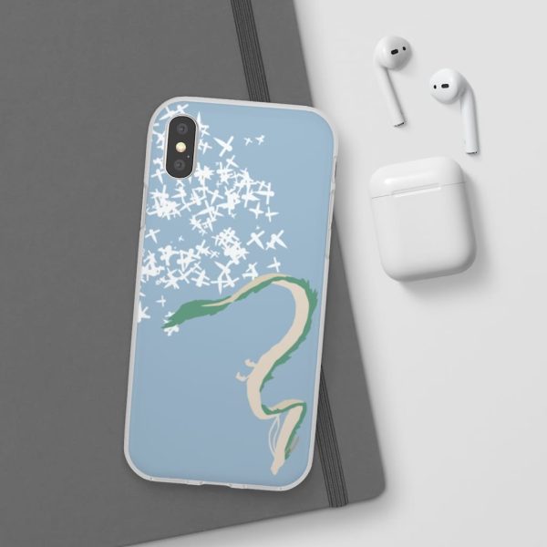 Lin Spirited Away - Spirited Away –  Flying Haku Dragon iPhone Cases-Accessories, Lin Spirited Away, Phone Case, Spirited Away