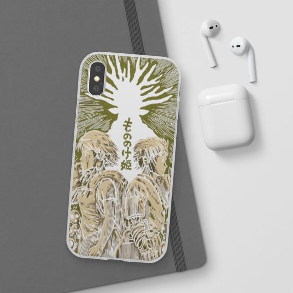 San Princess Mononoke - Princess Mononoke – San and Ashitaka iPhone Cases-Accessories, Phone Case, princess mononoke, San Princess Mononoke