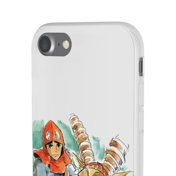 Princess Mononoke Characters - Princess Mononoke – Ashitaka Water Color iPhone Cases-Accessories, Phone Case, princess mononoke, Princess Mononoke Characters