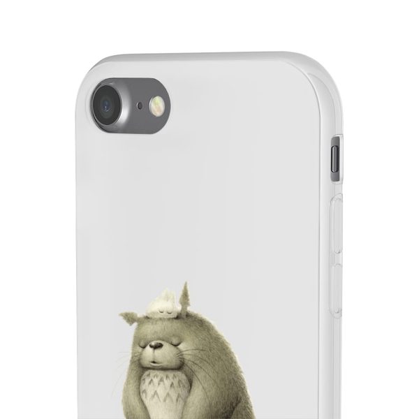 Tom Totoro Concrete Atlantic City - The Fluffy Totoro iPhone Cases-Accessories, My Neighbor Totoro, Phone Case, Tom Totoro Concrete Atlantic City