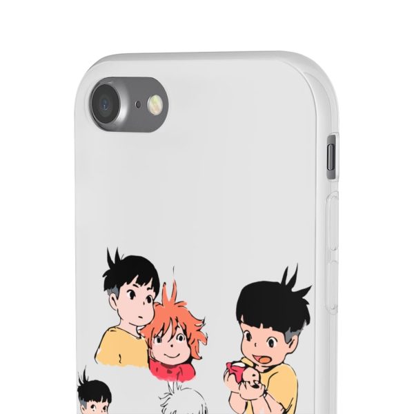 Ponyo Plush - Ponyo and Sosuke Sketch iPhone Cases-Accessories, Phone Case, ponyo, Ponyo Plush