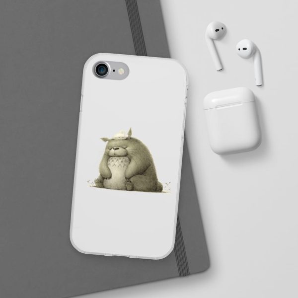 Tom Totoro Concrete Atlantic City - The Fluffy Totoro iPhone Cases-Accessories, My Neighbor Totoro, Phone Case, Tom Totoro Concrete Atlantic City