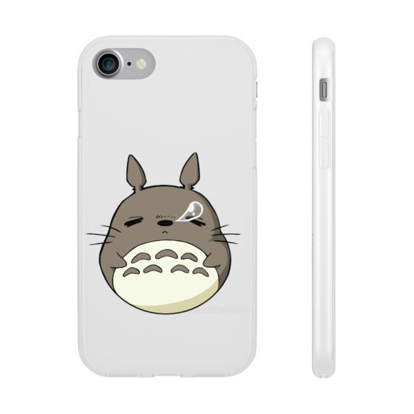 Totoro Umbrella - Sleepy Totoro iPhone Cases-Accessories, My Neighbor Totoro, Phone Case, Totoro Umbrella