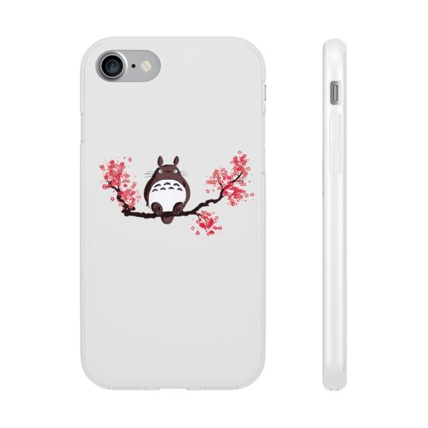 My Neighbor Totoro Japanese - Totoro and Sakura iPhone Cases-Accessories, My Neighbor Totoro, My Neighbor Totoro Japanese, Phone Case