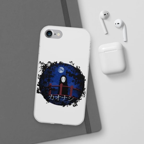 Spirited Away Live' - Spirited Away Kaonashi No Face by the blue Moon iPhone Cases-Accessories, Characters Spirited Away, kaonashi, no face, Phone Case, Spirited Away, Spirited Away Live