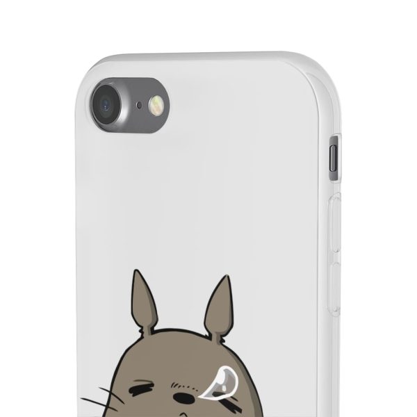 Totoro Umbrella - Sleepy Totoro iPhone Cases-Accessories, My Neighbor Totoro, Phone Case, Totoro Umbrella