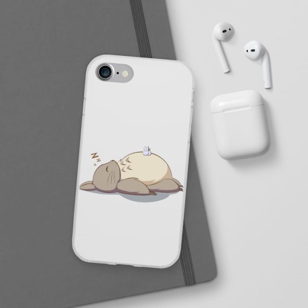 Satsuki Totoro - Sleeping Totoro iPhone Cases-Accessories, My Neighbor Totoro, Phone Case, Satsuki Totoro