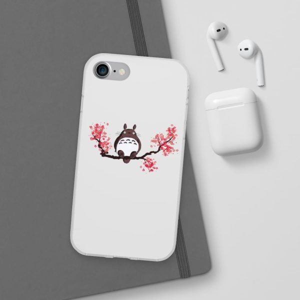 My Neighbor Totoro Japanese - Totoro and Sakura iPhone Cases-Accessories, My Neighbor Totoro, My Neighbor Totoro Japanese, Phone Case