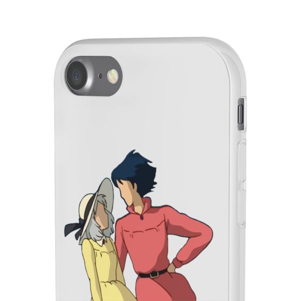 Sheet Music Howl's Moving Castle - Howl’s Moving Castle – Sophie and Howl Gazing at Each other iPhone Cases-Accessories, Howl's Moving Castle, Phone Case, Sheet Music Howl's Moving Castle