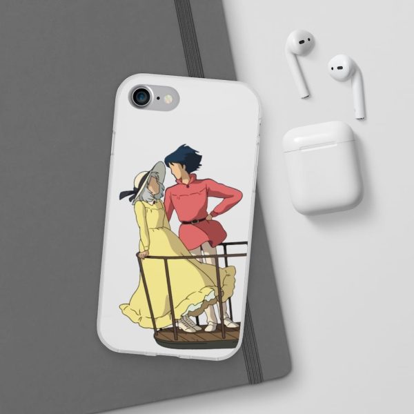 Sheet Music Howl's Moving Castle - Howl’s Moving Castle – Sophie and Howl Gazing at Each other iPhone Cases-Accessories, Howl's Moving Castle, Phone Case, Sheet Music Howl's Moving Castle