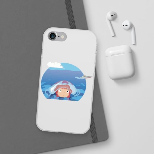 Ponyo Background - Ponyo in her first trip iPhone Cases-Accessories, Phone Case, ponyo, Ponyo Background