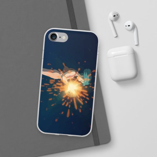 Howl's Moving Castle Howl - Howl’s Moving Castle – Howl meets Calcifer iPhone Cases-Accessories, Howl's Moving Castle, Howl's Moving Castle Howl, Phone Case