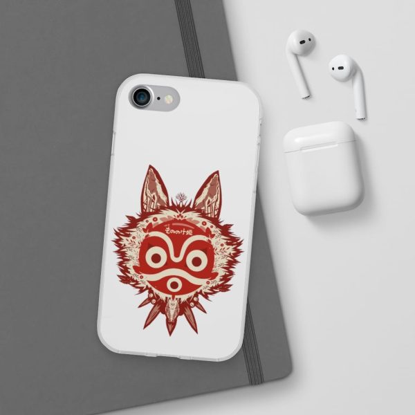 Princess Mononoke Spirits - Princess Mononoke Mask iPhone Cases-Accessories, Phone Case, princess mononoke, Princess Mononoke Spirits