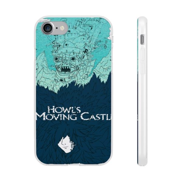 Witch Howl's Moving Castle - Howl’s Moving Castle Blue Tone Art iPhone Cases-Accessories, Howl's Moving Castle, Phone Case, Witch Howl's Moving Castle