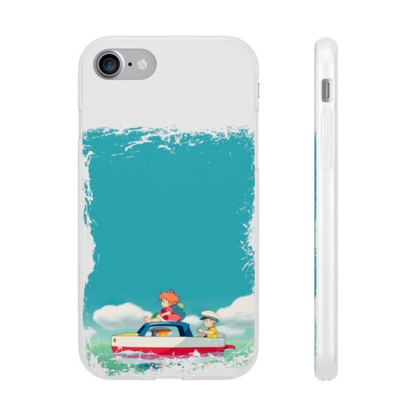 Ponyo Dad - Ponyo and Sosuke on Boat iPhone Cases-Accessories, Phone Case, ponyo, Ponyo Dad