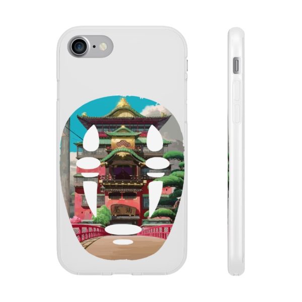 Spirited Away Streaming - Spirited Away –  The Bathhouse Ft. No Face iPhone Cases-Accessories, kaonashi, no face, Phone Case, Spirited Away, Spirited Away Streaming