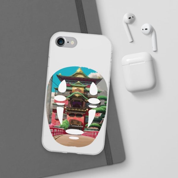 Spirited Away Streaming - Spirited Away –  The Bathhouse Ft. No Face iPhone Cases-Accessories, kaonashi, no face, Phone Case, Spirited Away, Spirited Away Streaming