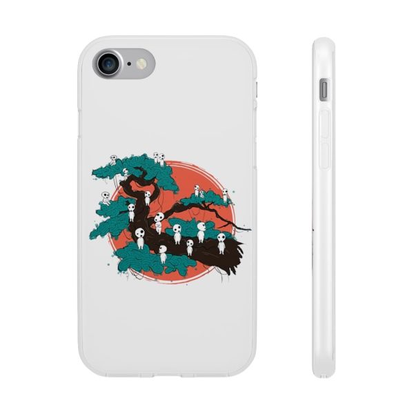 Anime Film Princess Mononoke - Tree Spirits by the Red Moon iPhone Cases-Accessories, Anime Film Princess Mononoke, Phone Case, princess mononoke