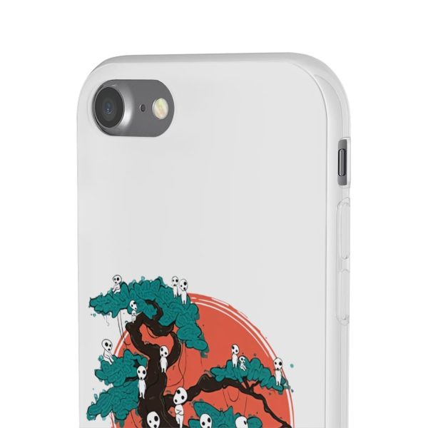 Anime Film Princess Mononoke - Tree Spirits by the Red Moon iPhone Cases-Accessories, Anime Film Princess Mononoke, Phone Case, princess mononoke