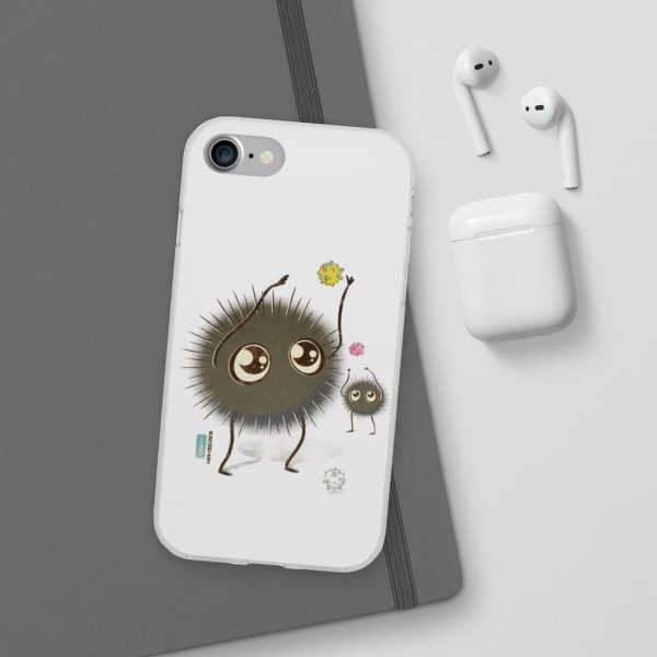 Spirited Away Review - Spirited Away – Soot Spirit Chibi iPhone Cases-Accessories, Phone Case, Spirited Away, Spirited Away Review