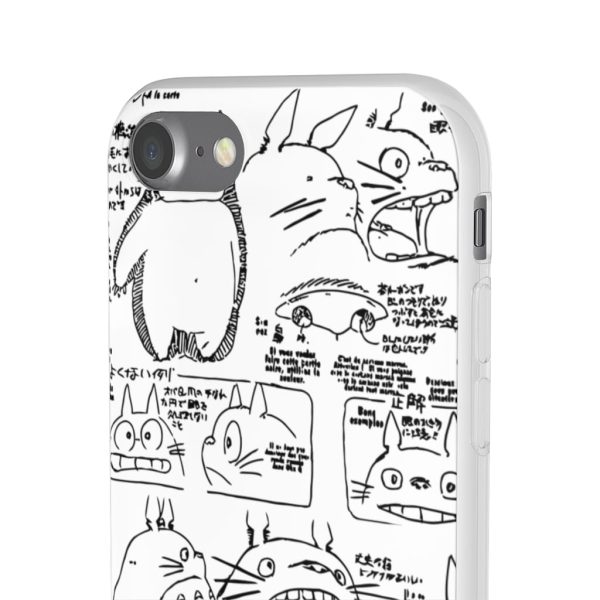 Mi Vecino Totoro - Totoro Original Character Sketch iPhone Cases-Accessories, Mi Vecino Totoro, My Neighbor Totoro, Phone Case