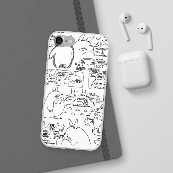 Mi Vecino Totoro - Totoro Original Character Sketch iPhone Cases-Accessories, Mi Vecino Totoro, My Neighbor Totoro, Phone Case