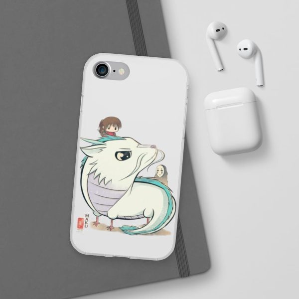 Haku Spirited Away - Spirited Aways Chibi iPhone Cases-Accessories, Haku Spirited Away, Kamaji Spirited Away, Phone Case, Spirited Away, Spirited Away English Cast