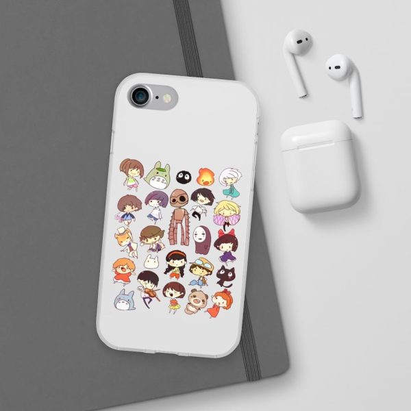 Ghibli Movie Characters Cute Chibi Collection iPhone Cases-Accessories, Phone Case