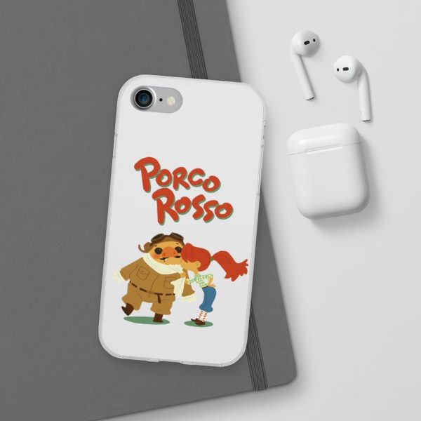 Porco Rosso – The Kiss iPhone Cases-Accessories, Phone Case, porco rosso