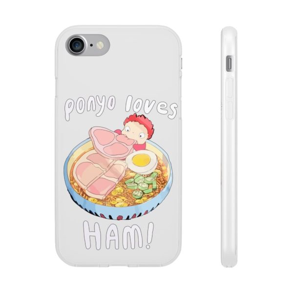 Ponyo Meaning - Ponyo Loves Ham iPhone Cases-Accessories, ponyo, Ponyo Meaning