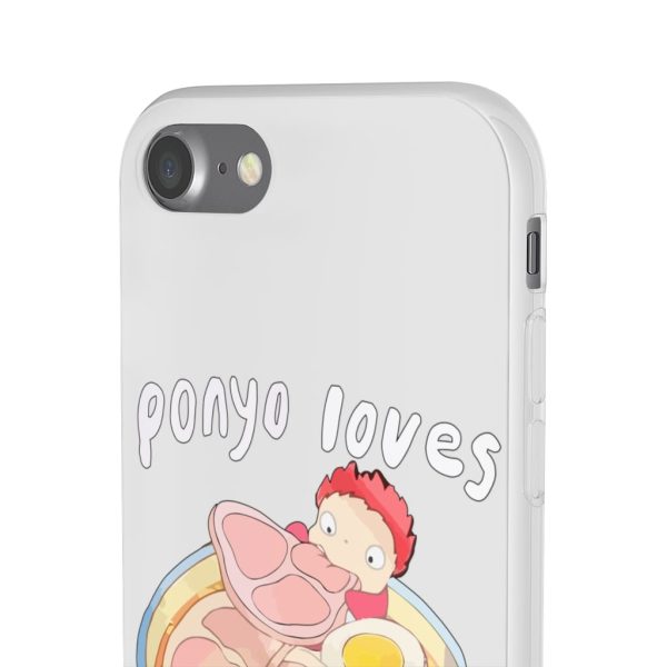 Ponyo Meaning - Ponyo Loves Ham iPhone Cases-Accessories, ponyo, Ponyo Meaning