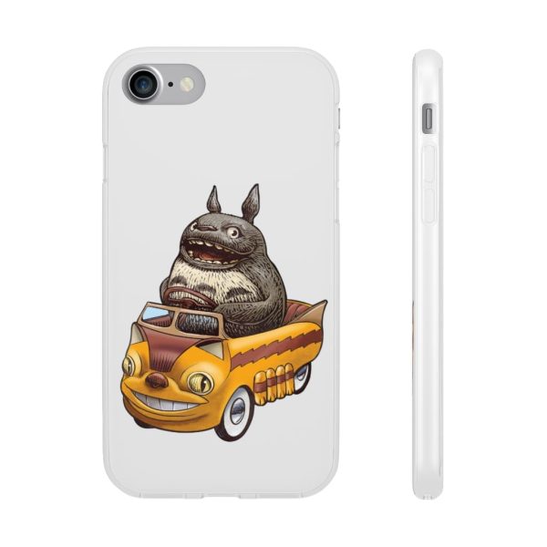 My Neighbor Totoro Cat Bus - Totoro driving Catbus iPhone Cases-Accessories, My Neighbor Totoro, My Neighbor Totoro Cat Bus, Phone Case