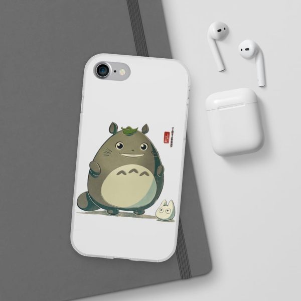 Totoro Wallpaper - Totoro Cute Chibi iPhone Cases-Accessories, My Neighbor Totoro, Phone Case, Totoro Wallpaper