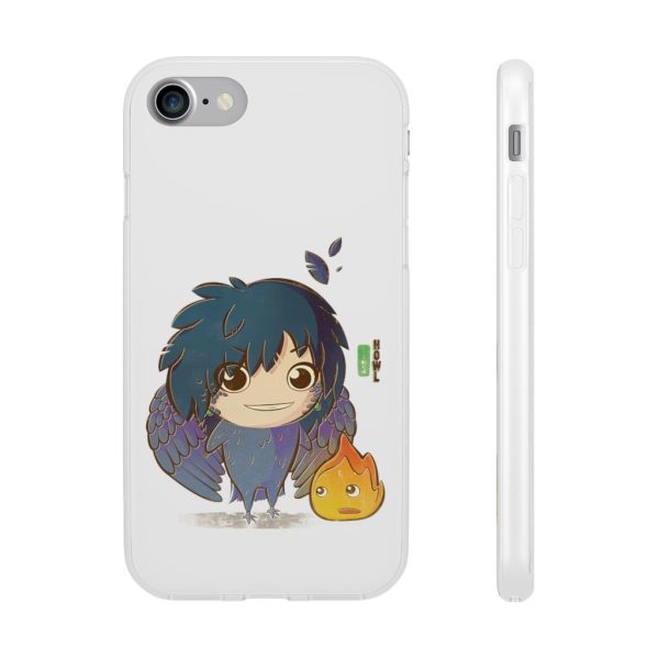 Howl's Moving Castle Calcifer - Howl’s Moving Castle – Howl Chibi iPhone Cases-Accessories, Howl's Moving Castle, Howl's Moving Castle Calcifer, Phone Case