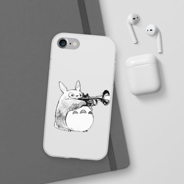 Mei My Neighbor Totoro - Totoro and the Trumpet iPhone Cases-Accessories, Mei My Neighbor Totoro, My Neighbor Totoro, Phone Case