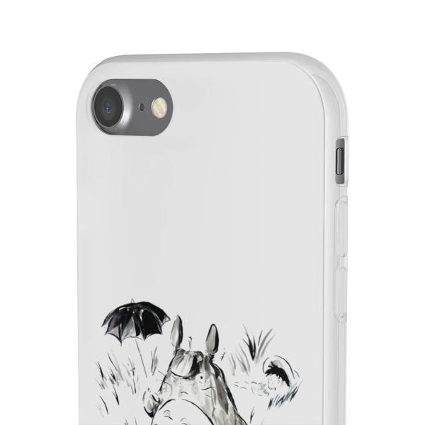 Dai-totoro - Totoro And The Girls Ink Painting iPhone Cases-Accessories, Dai-totoro, My Neighbor Totoro, Phone Case