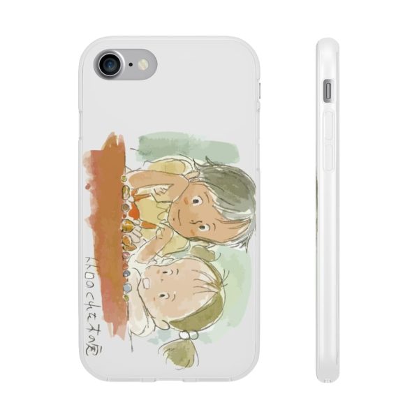 My Neighbor Totoro Japanese - My Neighbor Totoro – Mei & Satsuki Water Color iPhone Cases-Accessories, My Neighbor Totoro, My Neighbor Totoro Japanese, Phone Case