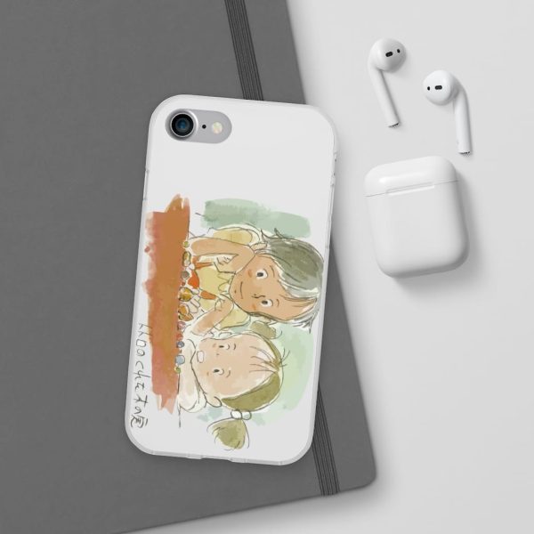 My Neighbor Totoro Japanese - My Neighbor Totoro – Mei & Satsuki Water Color iPhone Cases-Accessories, My Neighbor Totoro, My Neighbor Totoro Japanese, Phone Case