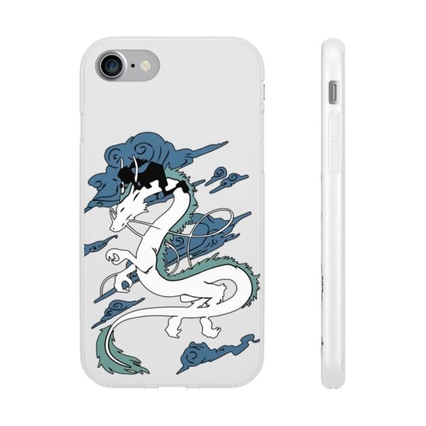 Spirited Away Tattoo - Spirited Away – Sen Riding Haku Dragon iPhone Cases-Accessories, Phone Case, Spirited Away, Spirited Away Tattoo