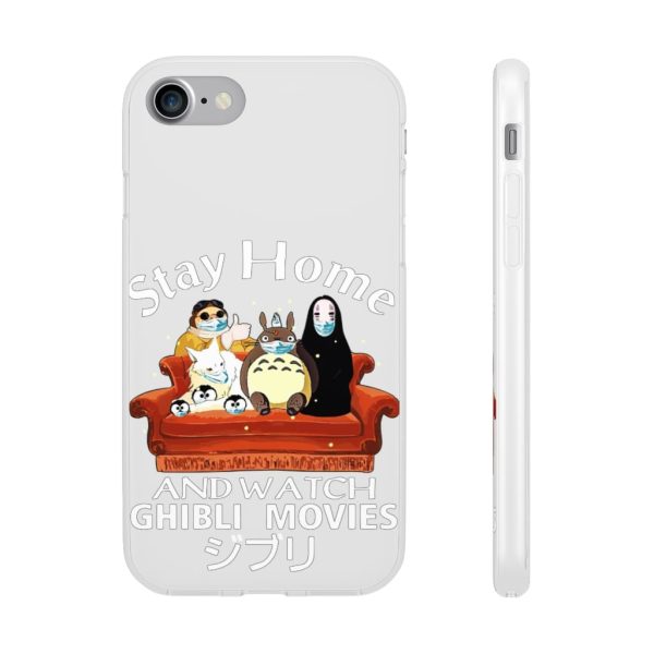 Stay Home and Watch Ghibli Movie iPhone Cases-Accessories, Phone Case